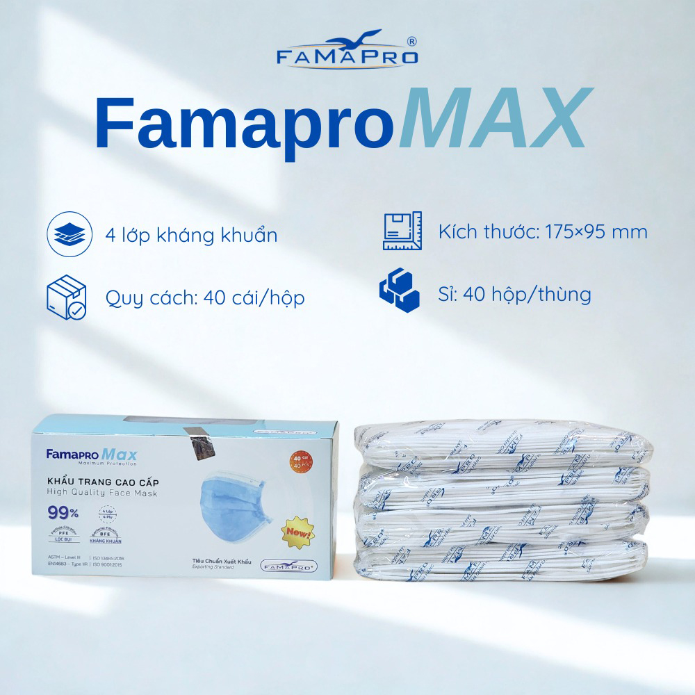 Khẩu trang y tế Famapro Max